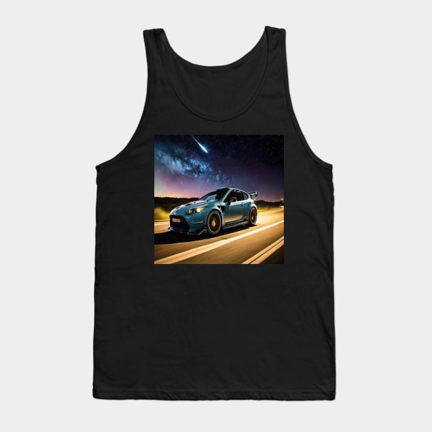 Coche rally de noche Tank Top by Enryhg69